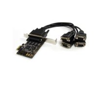 StarTech.com 4 Port RS232 PCI Express Serial Card w/ Breakout Cable