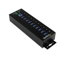 StarTech.com 10-Port Industrial USB 3.0 Hub - ESD and Surge Protection