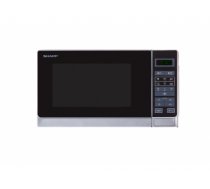 Sharp R-242INW microwave Countertop Solo microwave 20 L 800 W Silver