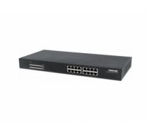 Intellinet 560993 network switch Unmanaged L2 Gigabit Ethernet (10/100/1000) Black 1U Power over Ethernet (PoE)