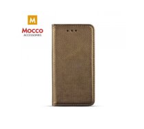 Mocco Smart Magnet Book Case Grāmatveida Maks Telefonam Huawei Mate 20 Pro Tumši Zeltains