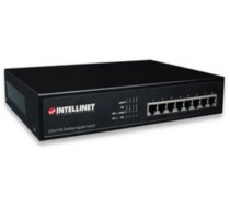 Intellinet 8-Port PoE+ Desktop Gigabit Switch Gigabit Ethernet (10/100/1000) Black Power over Ethernet (PoE)