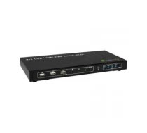 Techly IDATA-KVM-HDMI4U KVM switch Black