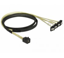 DeLOCK 85685 cable interface/gender adapter 1 x Mini SAS HD SFF-8643 4 x SATA 7 pin Black,Yellow