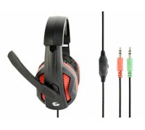 Gembird GHS-03 headset Binaural Head-band Black,Red