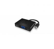 RaidSonic 60072 cable interface/gender adapter USB Type-C USB 3.0 Type-A, VGA Black