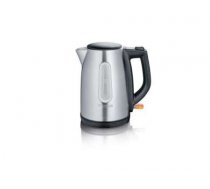 Severin WK 3469 electric kettle 1 L Black,Stainless steel 2200 W
