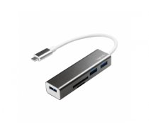 LogiLink UA0305 interface hub USB 3.0 (3.1 Gen 1) Type-C 5000 Mbit/s Aluminium