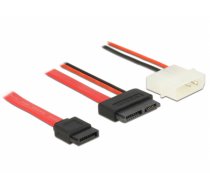 DeLOCK 84791 SATA cable 0.7 m SATA 13-pin SATA 7-pin + Molex (4-pin) Black,Red