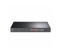 TP-LINK TL-SL1218MP network switch Unmanaged Gigabit Ethernet (10/100/1000) Black Power over Ethernet (PoE)
