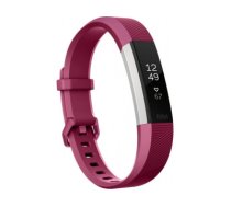 Fitbit Alta HR - steel - fuchsia (FB408SPML-EU)