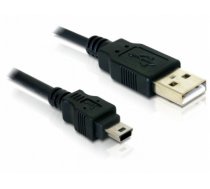 DeLOCK 82252 USB cable 1.5 m 2.0 USB A Mini-USB B Black