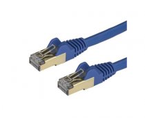 StarTech.com Cat6a Ethernet Cable - Shielded (STP) - 0.5 m, Blue