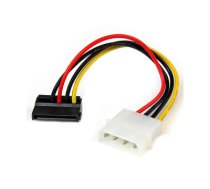 StarTech.com 6in 4 Pin LP4 to Left Angle SATA Power Cable Adapter