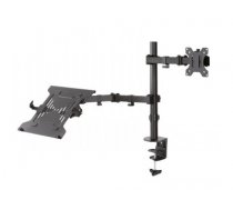 NEWSTAR FLAT SCREEN & NOTEBOOK DESK MOUNT (CLAMP/GROMMET)  10-32" BLACK FPMA-D550NOTEBOOK