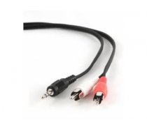 Gembird 1.5m, 3.5mm/2xRCA, M/M audio cable Black, Red, White