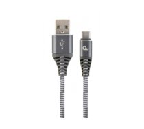 Gembird CC-USB2B-AMCM-1M-WB2 USB cable 1m USB 2.0 USB A USB C Grey, White