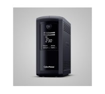 CyberPower Tracer III VP1000ELCD-FR uninterruptible power supply (UPS) Line-Interactive 1000 VA 550 W 4 AC outlet(s)