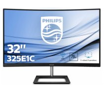 Philips E Line 325E1C/00 computer monitor 80 cm (31.5") 2560 x 1440 pixels Quad HD LCD Curved Black