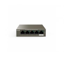 Tenda TEG1105P-4-63W network switch Unmanaged L2 Gigabit Ethernet (10/100/1000) Black Power over Ethernet (PoE)