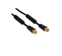InLine 69450P coaxial cable 0.5 m IEC Black