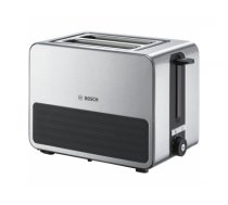 Bosch TAT7S25 toaster 2 slice(s) Black, Grey 1050 W