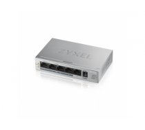 Zyxel GS1005HP Unmanaged Gigabit Ethernet (10/100/1000) Silver Power over Ethernet (PoE)
