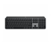 Logitech MX Keys keyboard RF Wireless + Bluetooth QWERTZ German Aluminum, Black