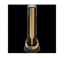 Prestigio Maggiore, smart wine opener, 100% automatic, opens up to 70 bottles without recharging, foil cutter included, premium design, 480mAh battery, Dimensions D 48*H228mm, black + gold color. PWO104GD