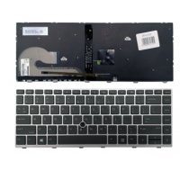 Keyboard HP: EliteBook 840 G5 846 G5 745 G5 (silver,with backlight )