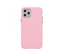 Mocco Soft Cream Silicone Back Case Aizmugurējais Silikona Apvalks Priekš Samsung Galaxy A42 5G Gaiši Rozā