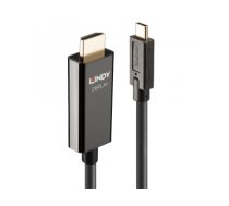 Lindy 43315 video cable adapter 5 m USB Type-C HDMI Type A (Standard) Black