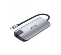 UNITEK uHUB P5+ USB 2.0 Type-C Black, Grey