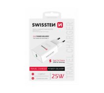 Swissten 25W Tīkla Lādētājs USB-C PD 3.0