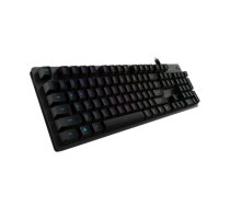 LOGITECH G512 Corded LIGHTSYNC Mechanical Gaming Keyboard - CARBON - US INT'L - USB - LINEAR 920-009370