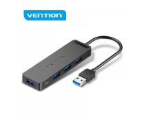 Vention USB2.0 to USB2.0 x 4 Hub with Power supply Black 0.15m
