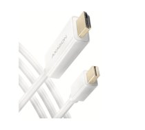 AXAGON Mini DisplayPort > HDMI ACTIVE CABLE 4K@30Hz RVDM-HI14C2W