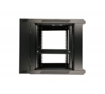 Extralink Rackmount cabinet 12U 600x600 AZH Black wall mounted, swing type