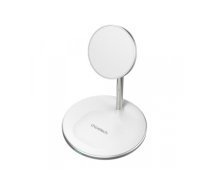 Magnetic Wireless Charger with Stand CHOETECH, 2in1, 15W, white