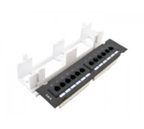 NORDMARK™ Komutācijas panelis CAT6 UTP 10" 12 porti (Patch panel)