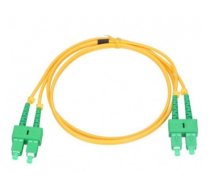 SC/APC-SC/APC Single Mode, Duplex, 3.0mm LSZH Yellow, 2m ::SC-1.1-1A2