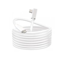 Cable for VR Oculus Quest 2, USB-C to USB-C, 5m, white