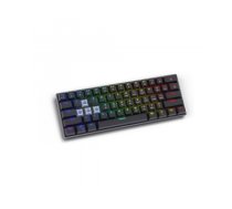 SAVIO Mechanical Keyboard BLACKOUT Blue (Outemu Blue), black