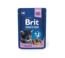 BRIT Premium by Nature Kitten White fish - wet cat food - 100 g