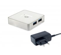 Conceptronic HUBBIES03W interface hub USB 3.2 Gen 1 (3.1 Gen 1) Micro-B 5000 Mbit/s White