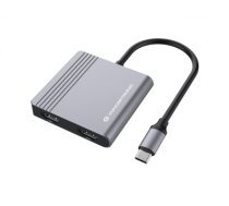 Conceptronic DONN13G notebook dock/port replicator Wired USB 3.2 Gen 1 (3.1 Gen 1) Type-C Grey