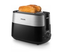 Philips Daily Collection HD2516/90 toaster 2 slice(s) Black 830 W