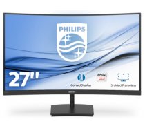 Philips E Line 271E1SCA/00 LED display 68.6 cm (27") 1920 x 1080 pixels Full HD LCD Curved Black