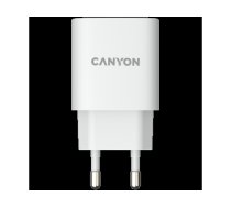 CANYON charger H-20-04 PD 20W QC 3.0 18W USB-A USB-C White CNE-CHA20W04
