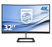 Philips E Line 328E1CA/00 LED display 80 cm (31.5") 3840 x 2160 pixels 4K Ultra HD LCD Curved Black